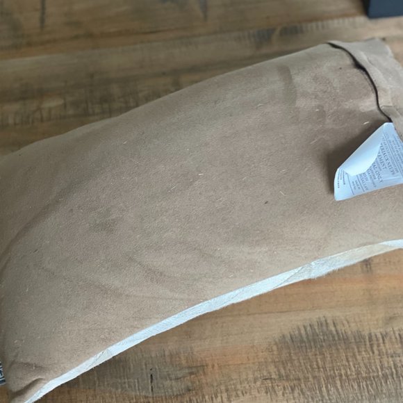 Leather & Suede Toss Cushion - Picture 3 of 3